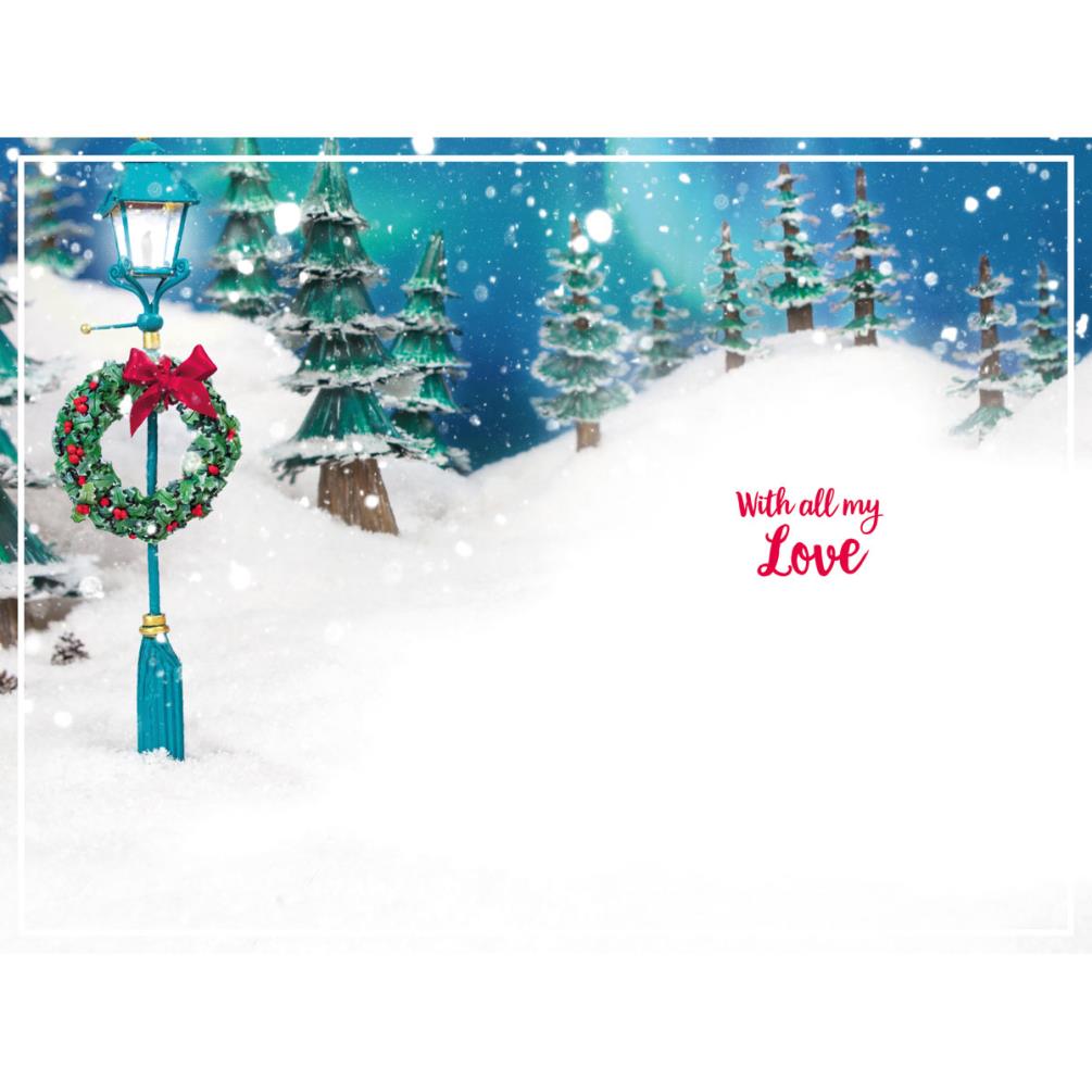 3D Holographic Beautiful Wife Me to You Bear Christmas Card Extra Image 1